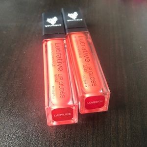 2 younique lucrative lip glosses